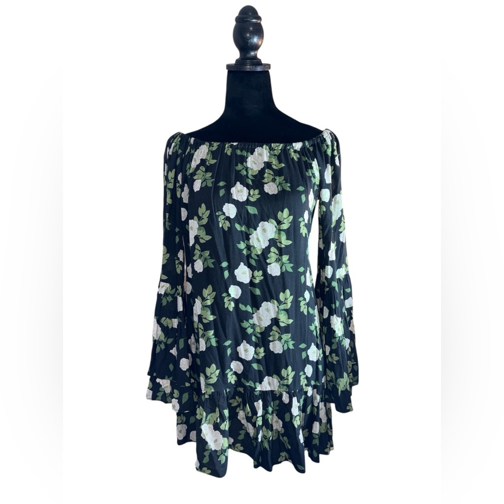 1st Sight Floral Off-Shoulder Dress Size XS